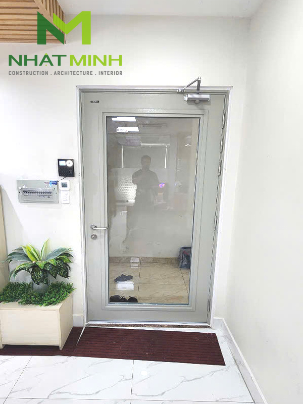 Lắp cửa kính chống cháy Galaxy cho chung cư Hưng Phát Silver Star, TPHCM