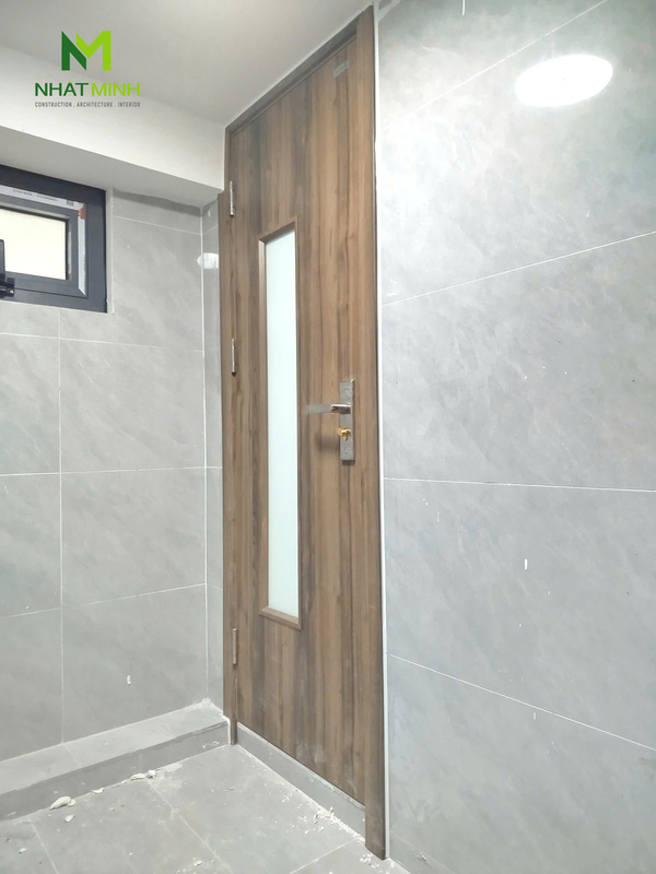 Lắp cửa gỗ nhựa HaruHome cho chung cư mini số 42E, ngõ 91 Tam Khương, Hà Nội