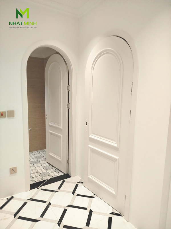 Lắp đặt cửa gỗ nhựa HaruHome cho biệt thự C6 Geleximco, Dương Nội, Hà Đông, Hà Nội