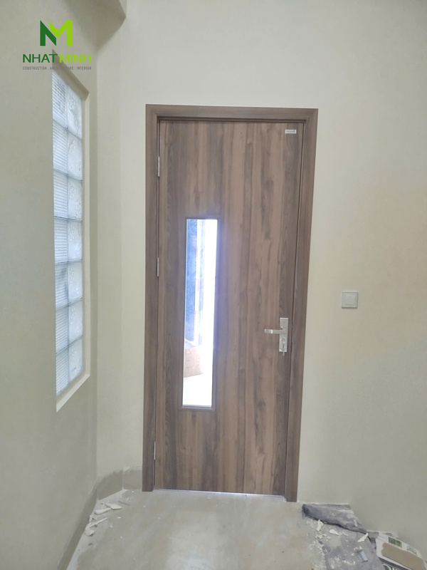 Lắp cửa gỗ nhựa HaruHome cho chung cư mini số 42E, ngõ 91 Tam Khương, Hà Nội