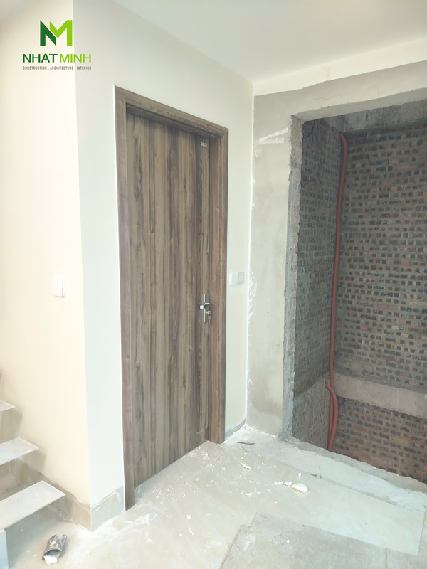 Lắp cửa gỗ nhựa HaruHome cho chung cư mini số 42E, ngõ 91 Tam Khương, Hà Nội