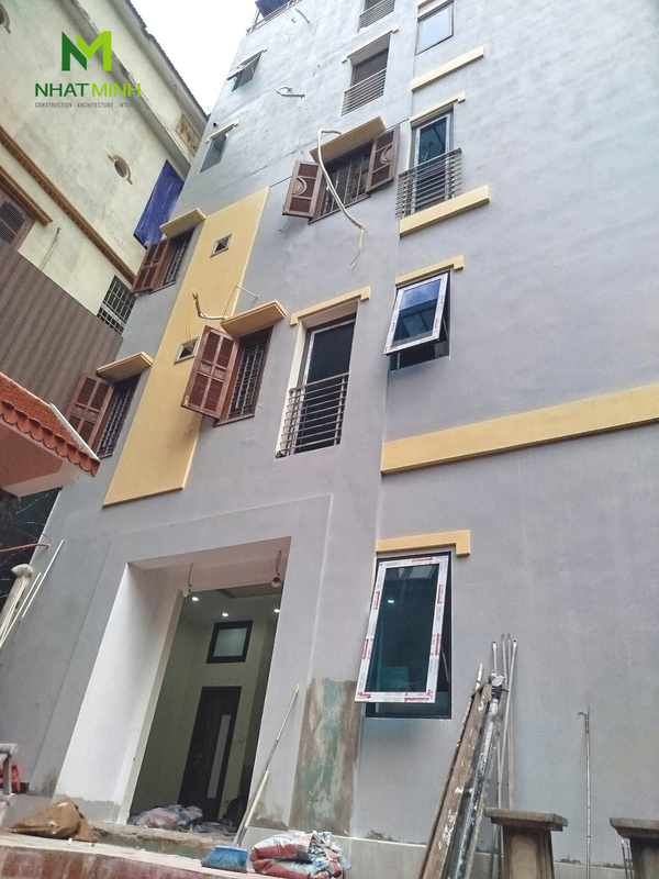 Lắp cửa gỗ nhựa HaruHome cho chung cư mini số 42E, ngõ 91 Tam Khương, Hà Nội