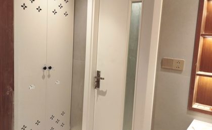 Lắp cửa gỗ nhựa composite HaruHome cho nhà số 7. ngách 6/9 Vĩnh Phúc, Ba Đình, Hà Nội
