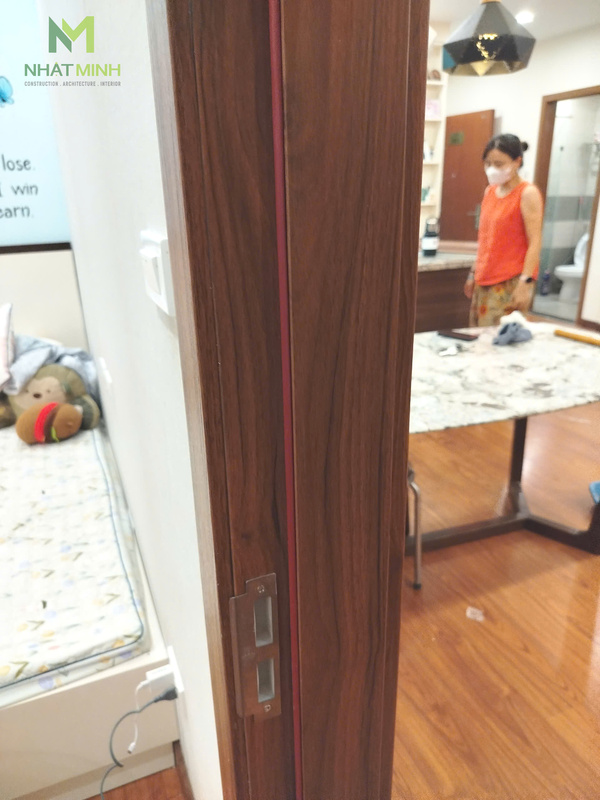 Thi công cửa composite HaruHome cho chung cư Goldsilk, Hà Nội
