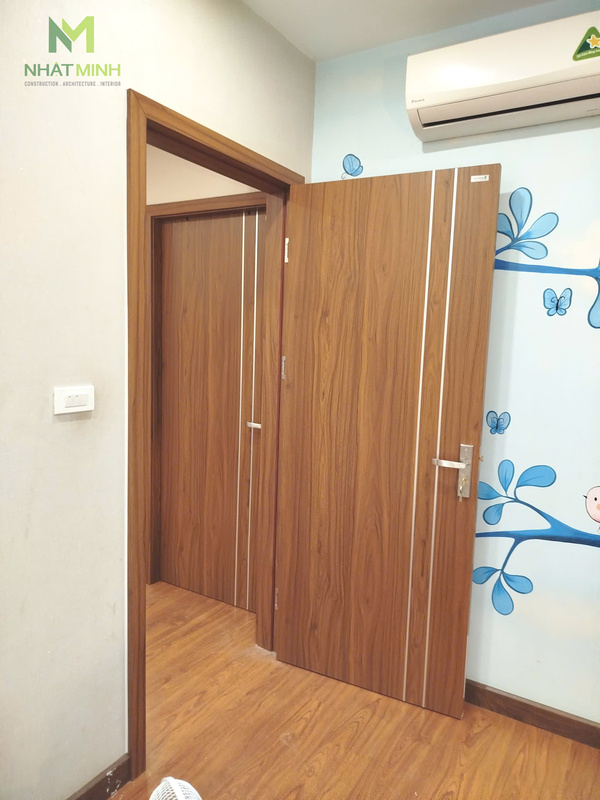 Thi công cửa composite HaruHome cho chung cư Goldsilk, Hà Nội