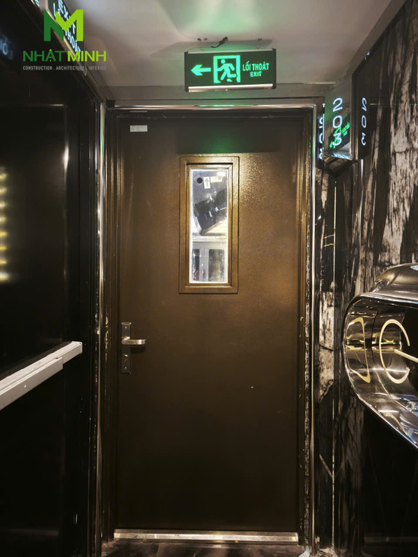 Lắp cửa thép chống cháy EI90 Galaxy cho quán karaoke đường Hồ Đắc Di, Đống Đa, Hà Nội