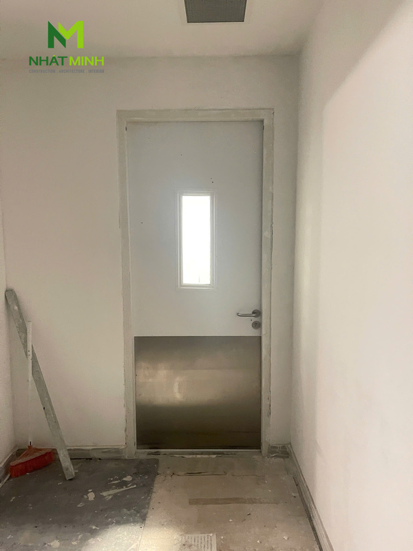 Lắp cửa thép chống cháy EI60 Galaxy tòa nhà Trần Nguyên Hãn Complex