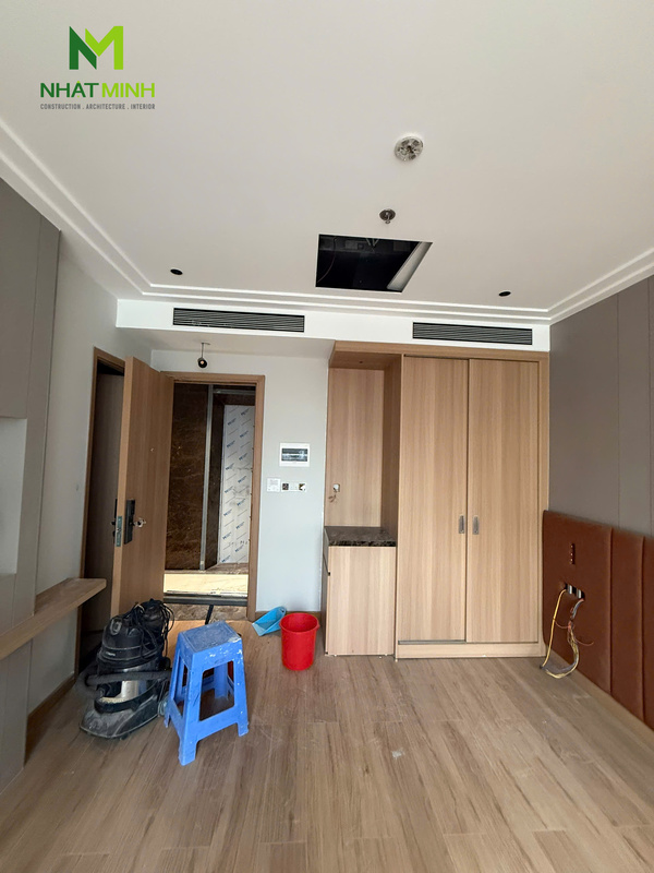 Lắp cửa gỗ chống cháy EI60 cho khách sạn Hồng Ngọc, Hà Nội