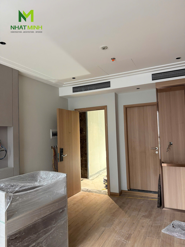 Lắp cửa gỗ chống cháy EI60 cho khách sạn Hồng Ngọc, Hà Nội