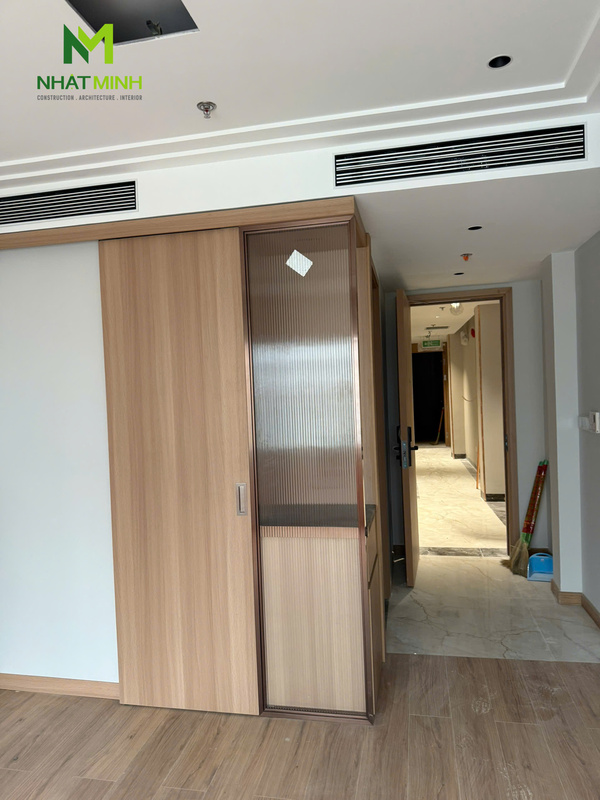 Lắp cửa gỗ chống cháy EI60 cho khách sạn Hồng Ngọc, Hà Nội