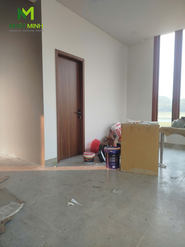 Lắp cửa nhựa composite HaruHome và cửa thép vân gỗ Galaxy cho Đồng Chanh Villas (Hòa Bình)