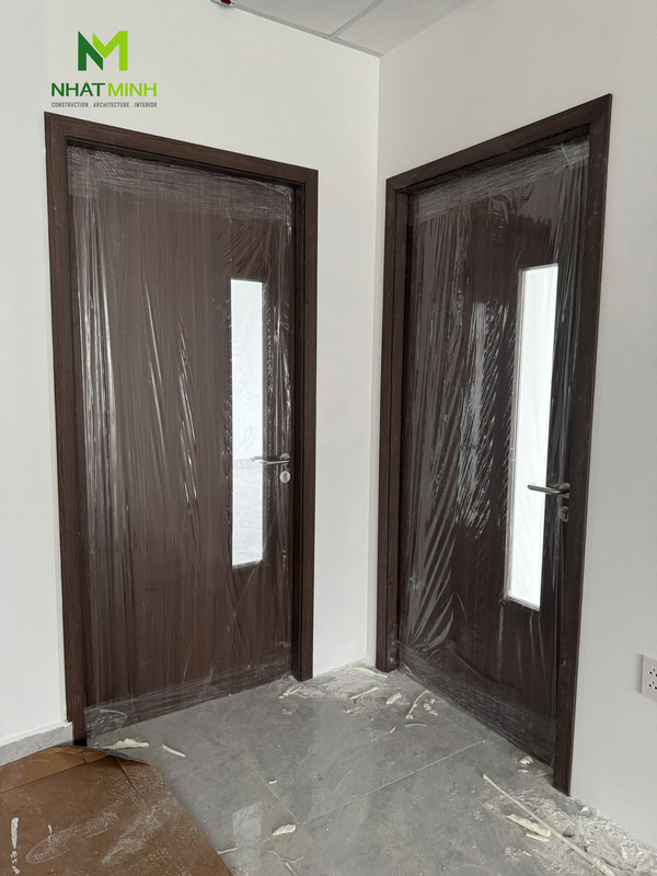 Lắp cửa nhựa composite HaruHome cho Bệnh viện Mắt kỹ thuật cao Hà Nội - Thái Nguyên