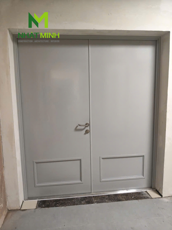 Lắp cửa thép chống cháy EI60 & cửa kính chống cháy EI60 cho khách sạn tại Quảng Ninh