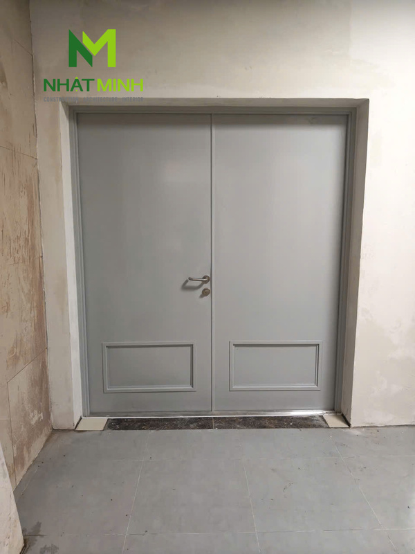 Lắp cửa thép chống cháy EI60 & cửa kính chống cháy EI60 cho khách sạn tại Quảng Ninh