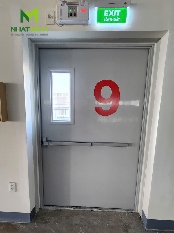 Lắp cửa thép chống cháy EI90 Galaxy cho nhà xưởng tại KCN Đức Hòa 1, tỉnh Tây Ninh