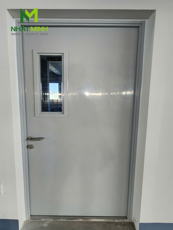 Lắp cửa thép chống cháy EI90 Galaxy cho nhà xưởng tại KCN Đức Hòa 1, tỉnh Tây Ninh