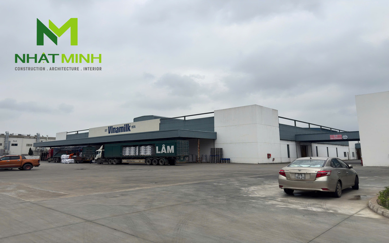 Lắp cửa thép chống cháy EI90 Nhà máy sữa Vinamilk, KCN Tiên Du, Bắc Ninh