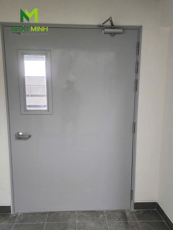 Lắp cửa thép chống cháy EI90 Galaxy cho nhà xưởng tại KCN Đức Hòa 1, tỉnh Tây Ninh