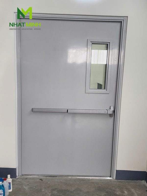 Lắp cửa thép chống cháy EI90 Galaxy cho nhà xưởng tại KCN Đức Hòa 1, tỉnh Tây Ninh
