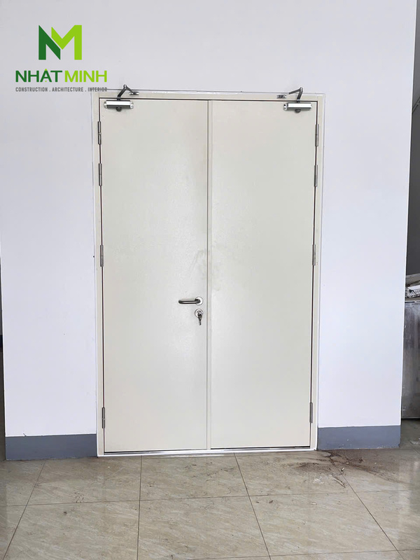 Lắp cửa thép chống cháy EI60 Galaxy cho trường Cao đẳng Lào Cai