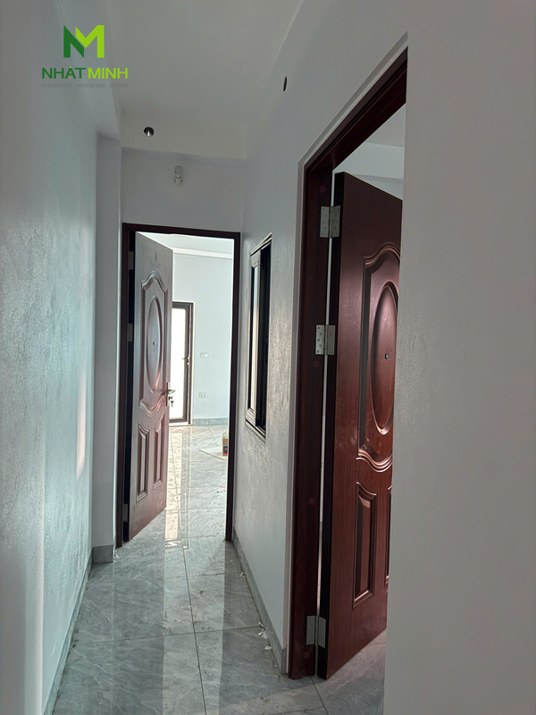 Lắp cửa thép vân gỗ, cửa thép chống cháy chung cư ngõ 89 Lê Đức Thọ