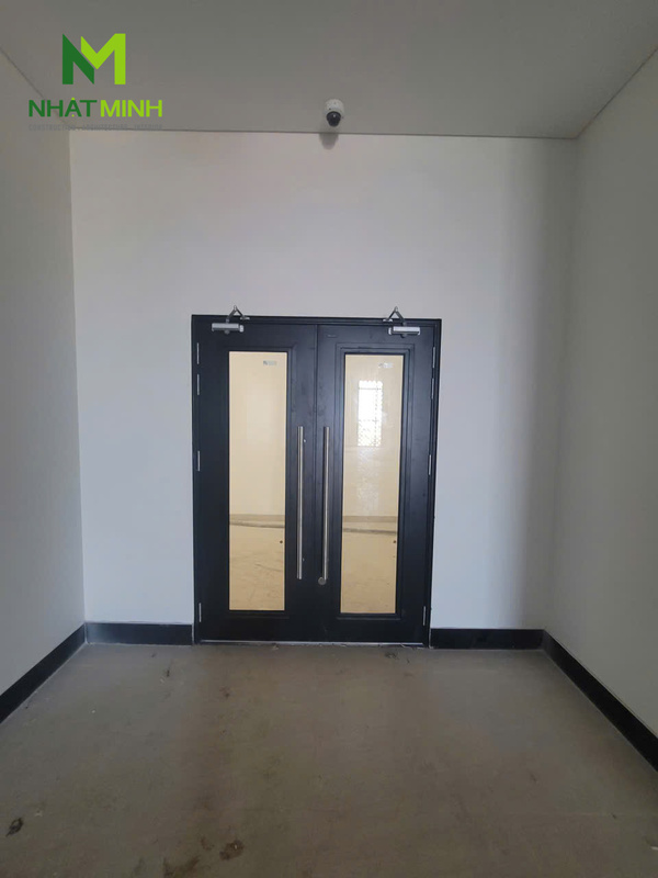 Lắp cửa và vách kính chống cháy EI60 Galaxy cho chung cư Hesco, Hà Nội