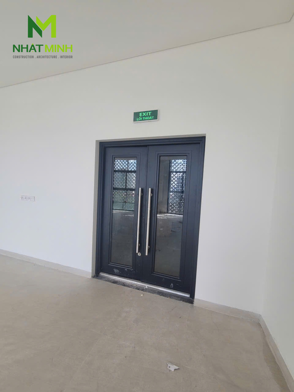 Lắp cửa và vách kính chống cháy EI60 Galaxy cho chung cư Hesco, Hà Nội