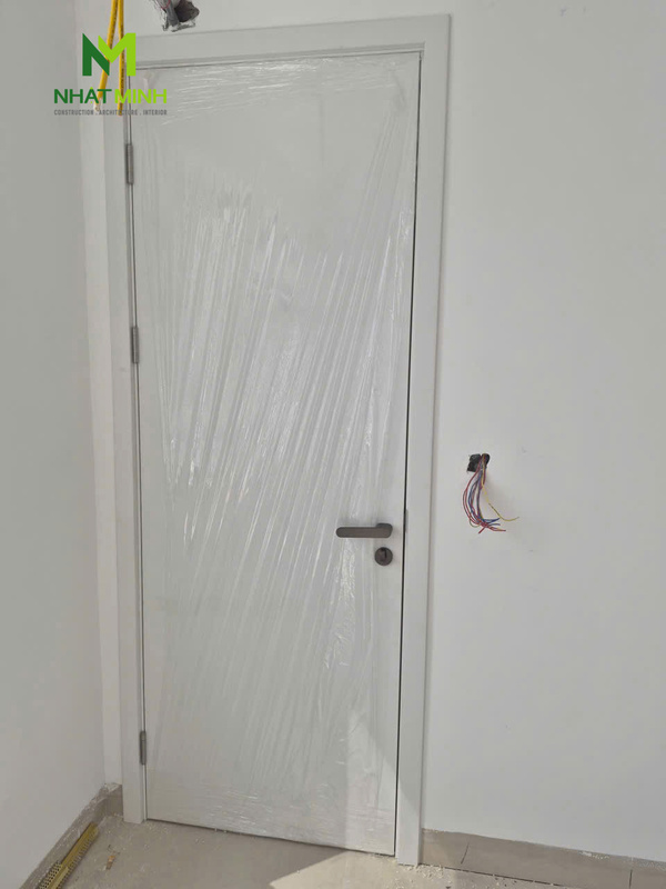 Lắp cửa nhựa composite HaruHome chung cư C18 Lạc Long Quân, Hà Nội
