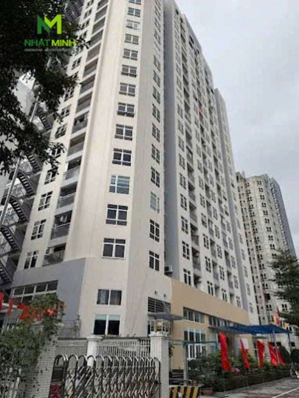 Lắp cửa nhựa composite HaruHome chung cư C18 Lạc Long Quân, Hà Nội