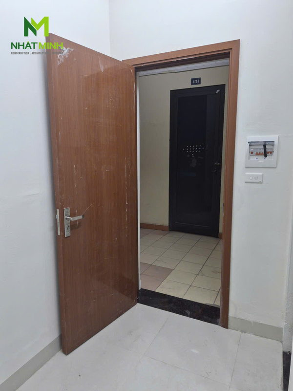 Lắp cửa nhựa composite Galaxy nhà A14 Ký túc xá Đại học Công nghiệp Hà Nội