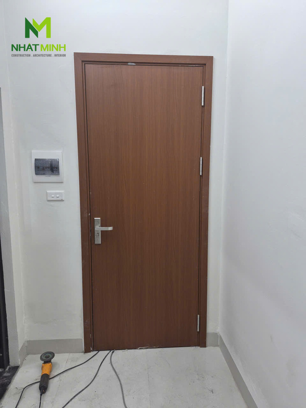 Lắp cửa nhựa composite Galaxy nhà A14 Ký túc xá Đại học Công nghiệp Hà Nội