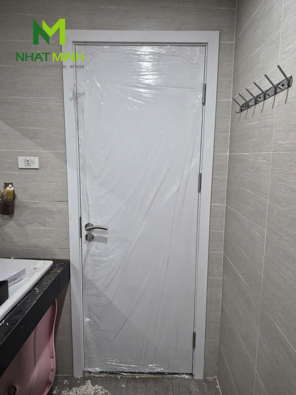 Lắp cửa nhựa composite HaruHome chung cư Goldsilk Hà Nội