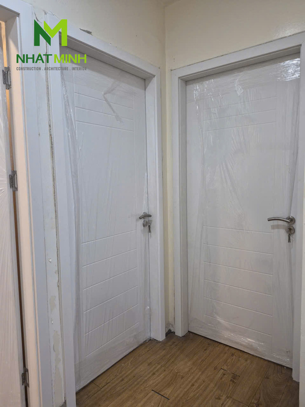 Lắp cửa nhựa composite HaruHome chung cư Goldsilk Hà Nội