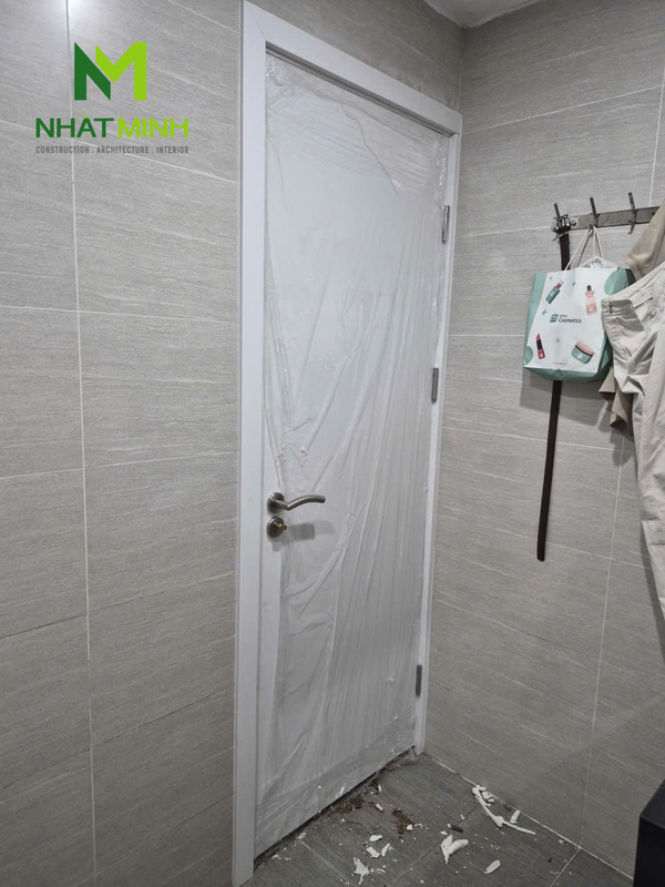 Lắp cửa nhựa composite HaruHome chung cư Goldsilk Hà Nội