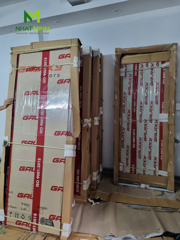 Lắp cửa thép chống cháy EI60 Galaxy cho công trình số 3, ngõ 6B đường Thành Công, Giảng Võ, Ba Đình, Hà Nội