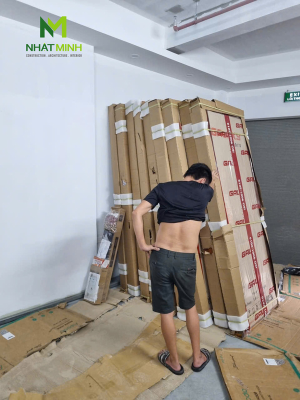 Lắp cửa thép chống cháy EI60 Galaxy cho công trình số 3, ngõ 6B đường Thành Công, Giảng Võ, Ba Đình, Hà Nội