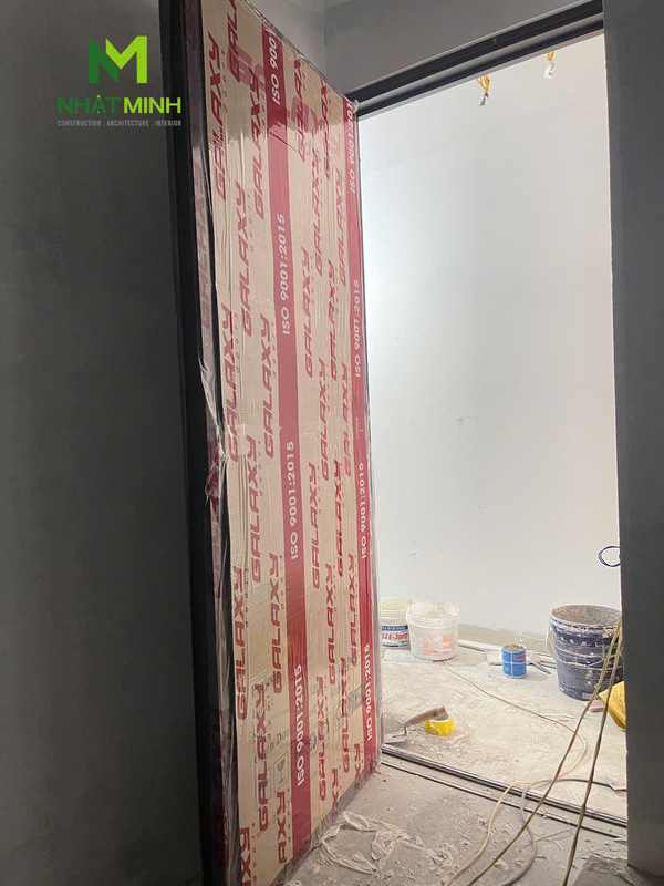 Lắp cửa thép chống cháy EI60 Galaxy cho công trình số 3, ngõ 6B đường Thành Công, Giảng Võ, Ba Đình, Hà Nội